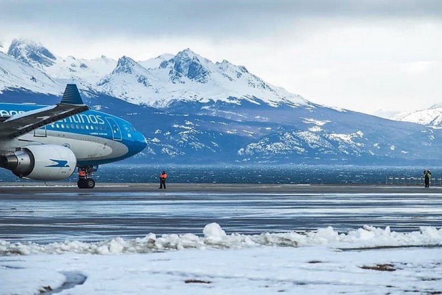 Ushuaia alcanzó los 39 vuelos semanales y se reactiva el turismo