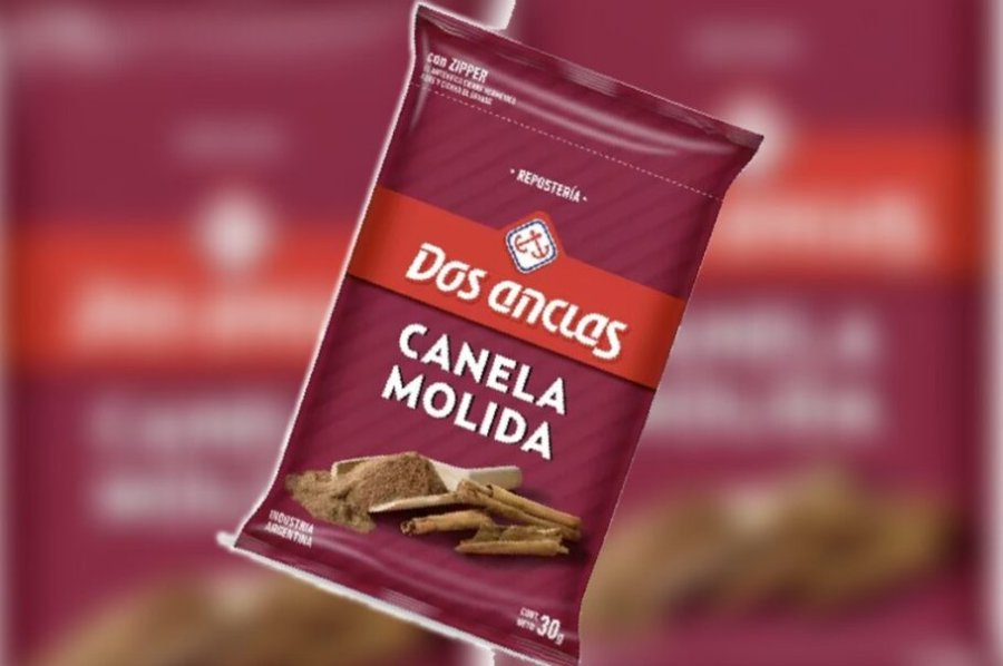 ANMAT declara no apto para consumo un lote de canela molida Dos Anclas